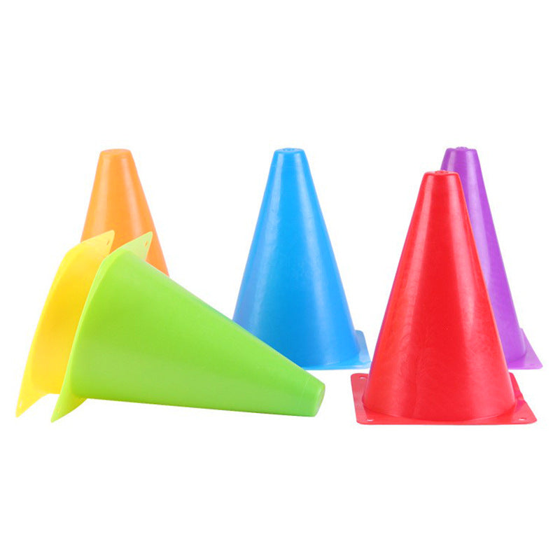 18cm Marker Cones Soccer Training Equipment Marker Cones Obstacles Ice Cream Cones Children's Taekwondo Equipment 9in Cones