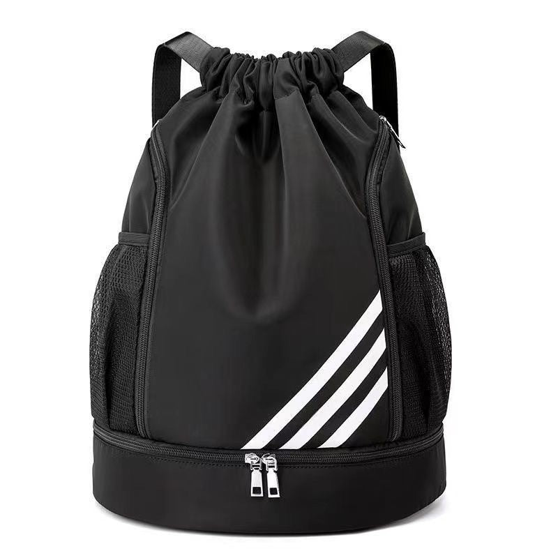 2024 New Drawstring Drawstring Pocket Backpack Outdoor Training Basketball Bag Large Capacity Travel Gym Bag Backpack