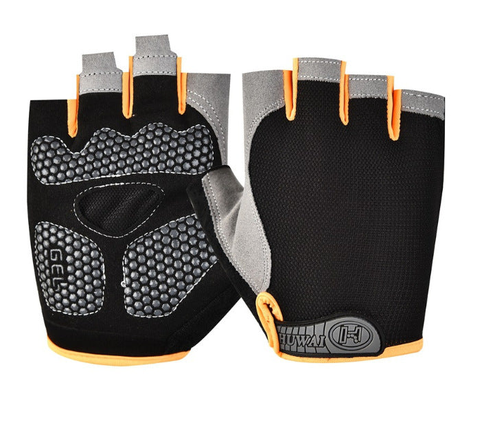 Fitness gloves half finger summer men's and women's barbell non-slip wear-resistant spinning cycling gym training A01W