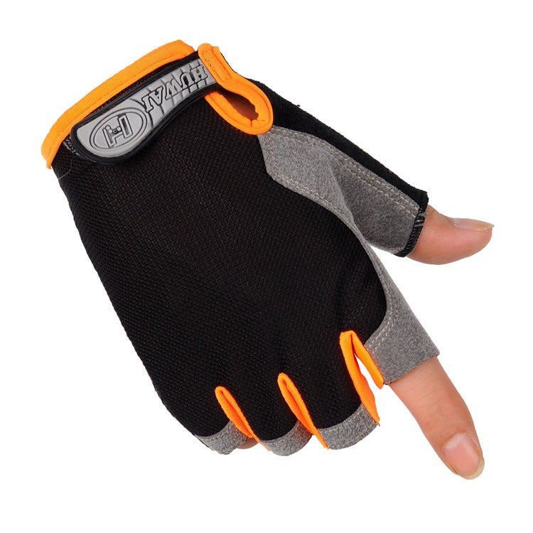 Fitness gloves half finger summer men's and women's barbell non-slip wear-resistant spinning cycling gym training A01W