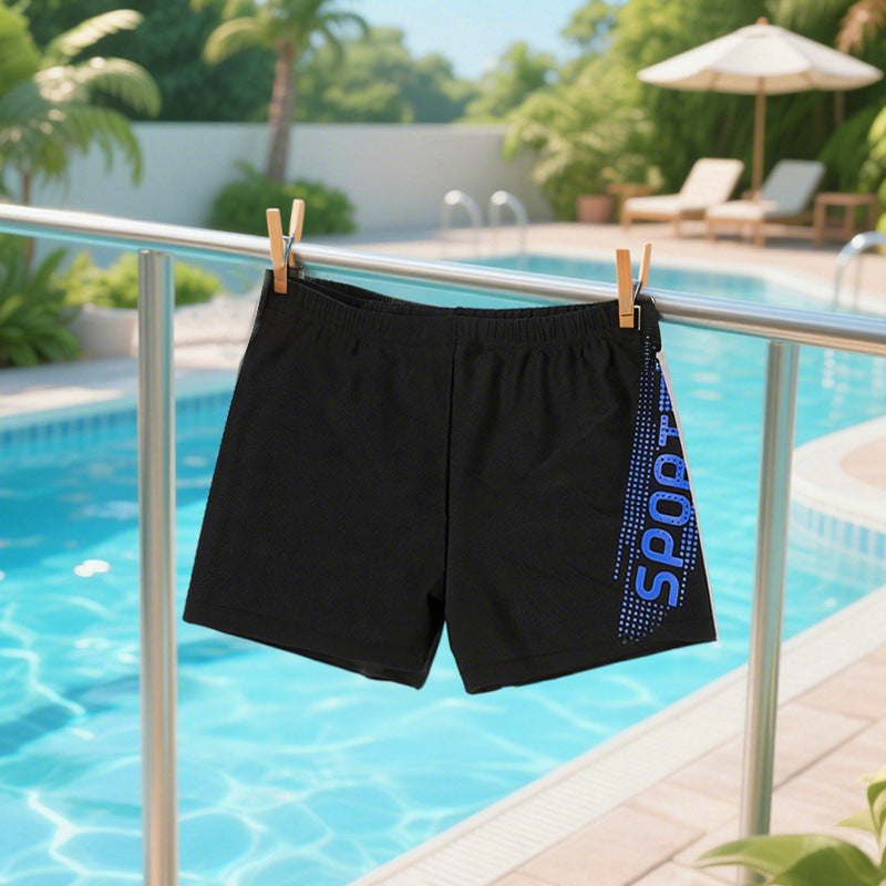 Swim Trunks Men's Anti-Embarrassment Men's Swimming Trunks Summer 2025 New Suit Quick-Drying Large Size Hot Spring Professional Swimming Equipment