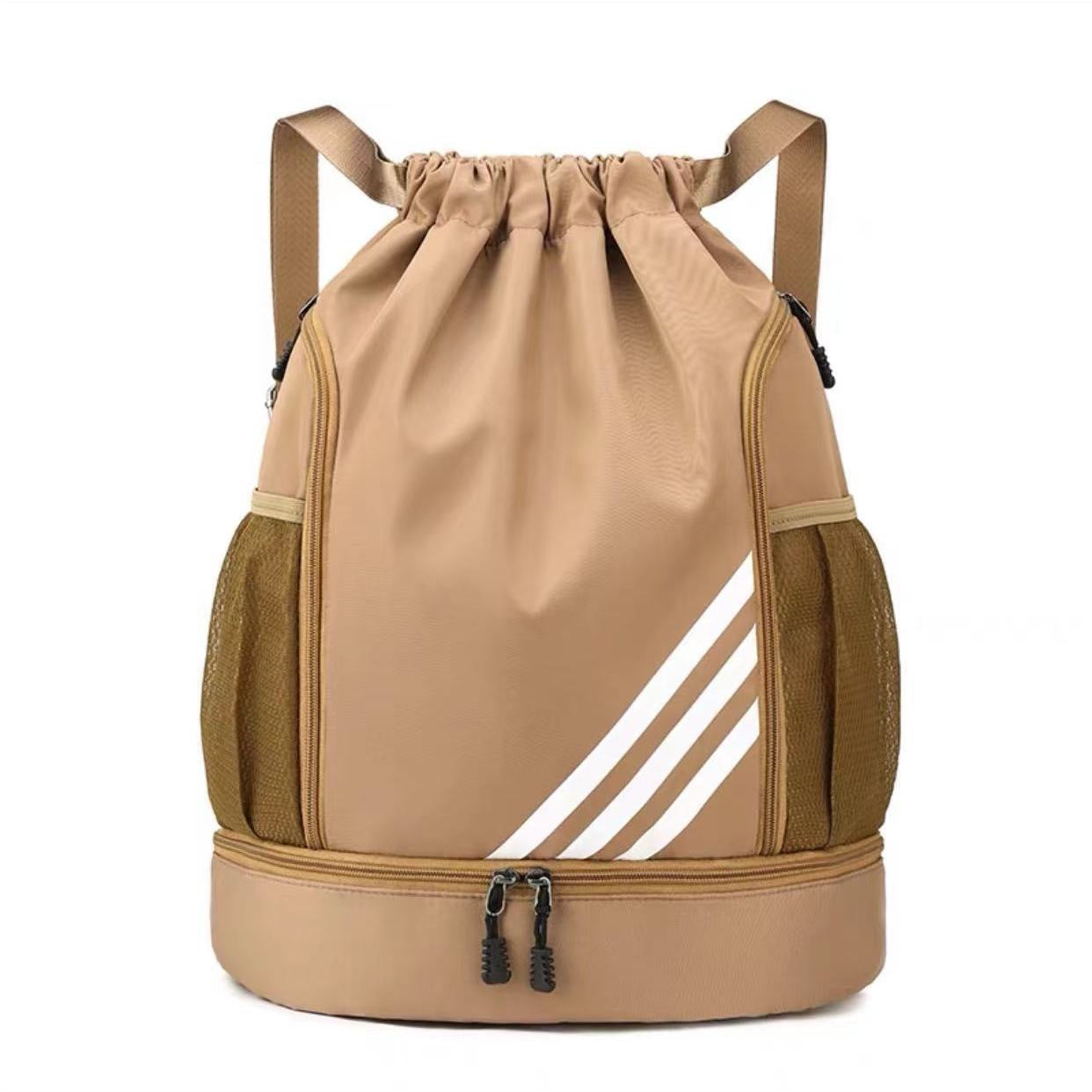 2024 New Drawstring Drawstring Pocket Backpack Outdoor Training Basketball Bag Large Capacity Travel Gym Bag Backpack