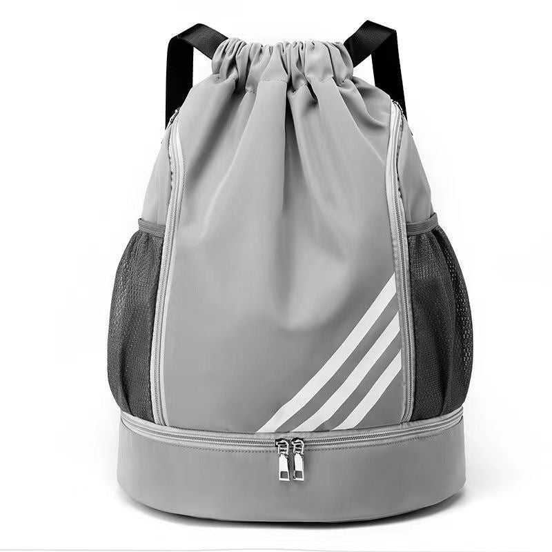 2024 New Drawstring Drawstring Pocket Backpack Outdoor Training Basketball Bag Large Capacity Travel Gym Bag Backpack