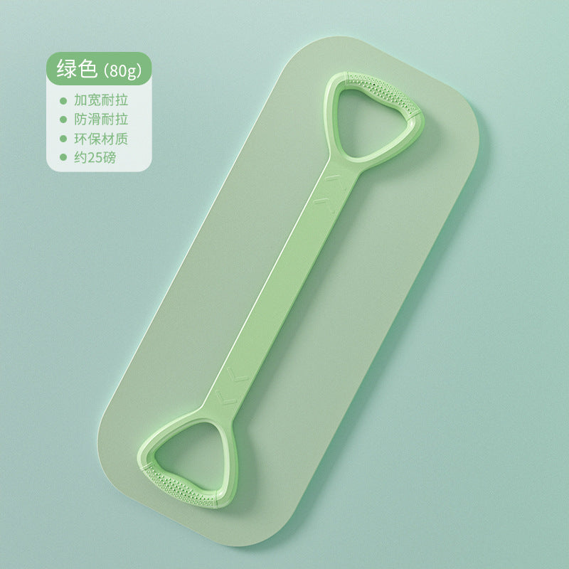 8-character tension machine yoga fitness elastic belt resistance belt open shoulder beautiful back TPE tension rope female shaping training equipment