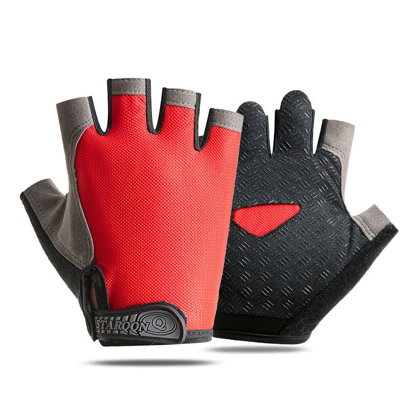 Fitness gloves half finger summer men's and women's barbell non-slip wear-resistant spinning cycling gym training A01W