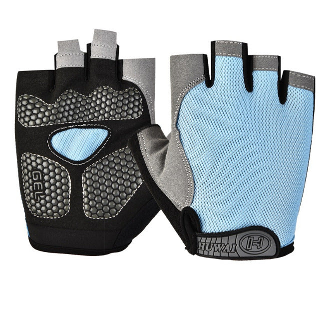 Fitness gloves half finger summer men's and women's barbell non-slip wear-resistant spinning cycling gym training A01W