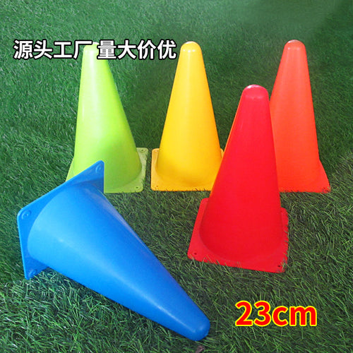 18cm Marker Cones Soccer Training Equipment Marker Cones Obstacles Ice Cream Cones Children's Taekwondo Equipment 9in Cones