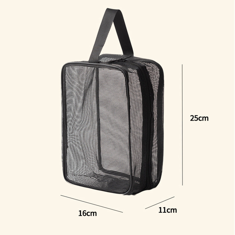 Mesh Bath Bag Bath Bag Hollow Out Bath Bag Large Capacity Bath Bag Portable Cosmetic Bag Drain Gym Bag Bags Bath Bag