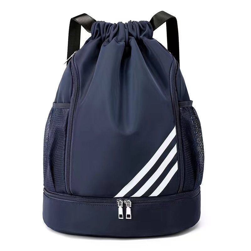 2024 New Drawstring Drawstring Pocket Backpack Outdoor Training Basketball Bag Large Capacity Travel Gym Bag Backpack
