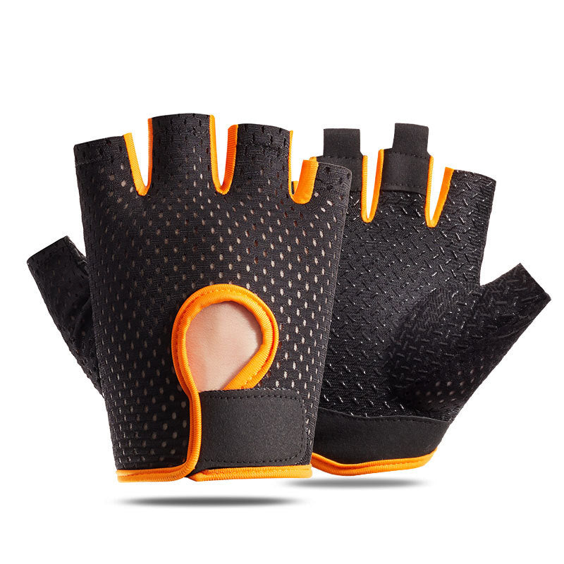 Fitness gloves half finger summer men's and women's barbell non-slip wear-resistant spinning cycling gym training A01W