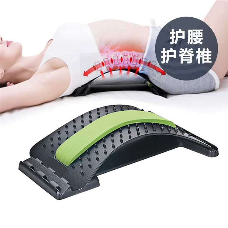 Lumbar soothing device lumbar massager indoor fitness equipment lumbar support stretching traction factory