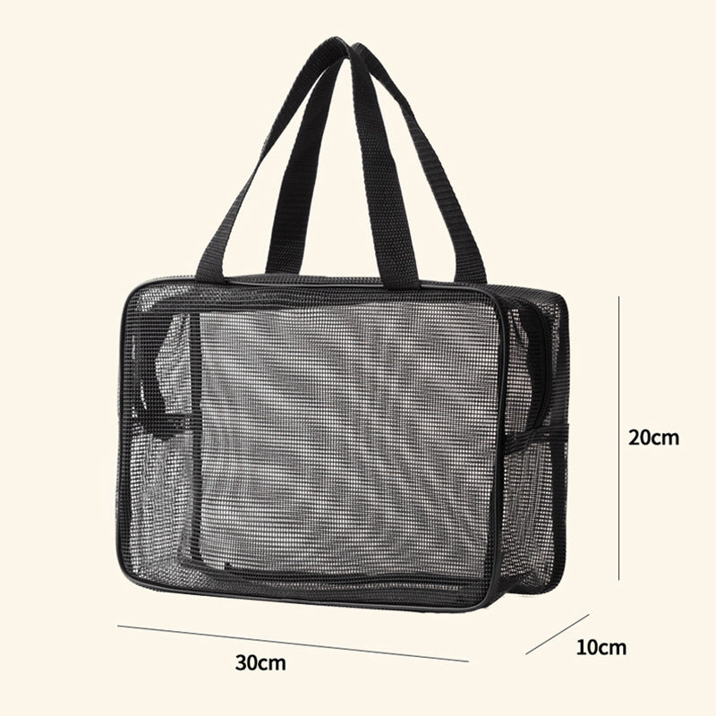 Mesh Bath Bag Bath Bag Hollow Out Bath Bag Large Capacity Bath Bag Portable Cosmetic Bag Drain Gym Bag Bags Bath Bag
