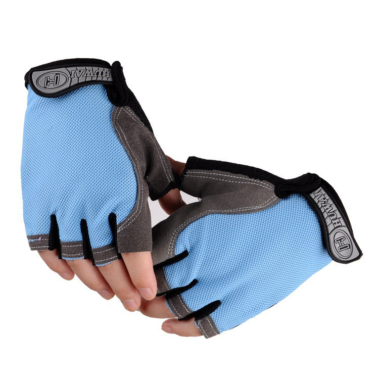Fitness gloves half finger summer men's and women's barbell non-slip wear-resistant spinning cycling gym training A01W