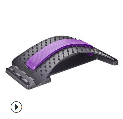 Lumbar soothing device lumbar massager indoor fitness equipment lumbar support stretching traction factory