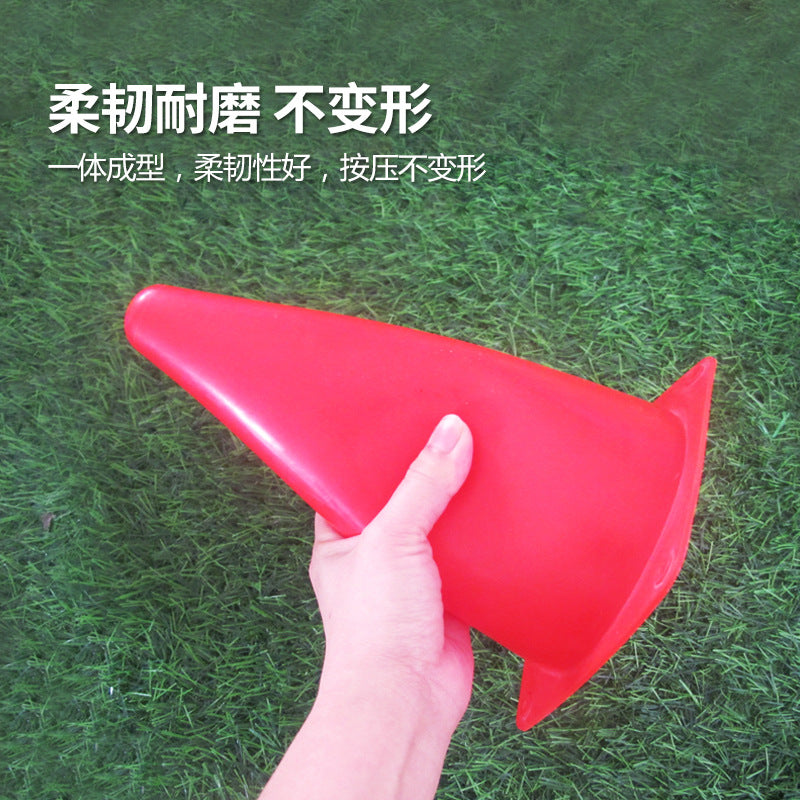 18cm Marker Cones Soccer Training Equipment Marker Cones Obstacles Ice Cream Cones Children's Taekwondo Equipment 9in Cones