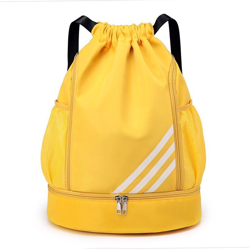 2024 New Drawstring Drawstring Pocket Backpack Outdoor Training Basketball Bag Large Capacity Travel Gym Bag Backpack