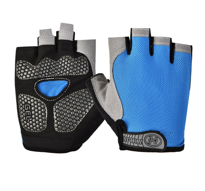 Fitness gloves half finger summer men's and women's barbell non-slip wear-resistant spinning cycling gym training A01W