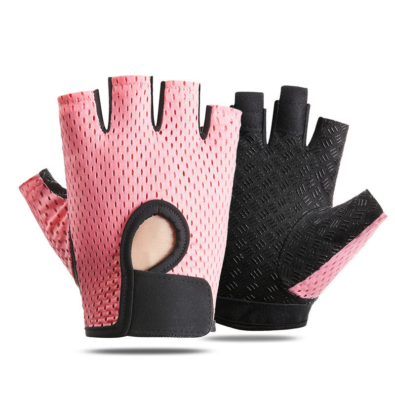 Fitness gloves half finger summer men's and women's barbell non-slip wear-resistant spinning cycling gym training A01W