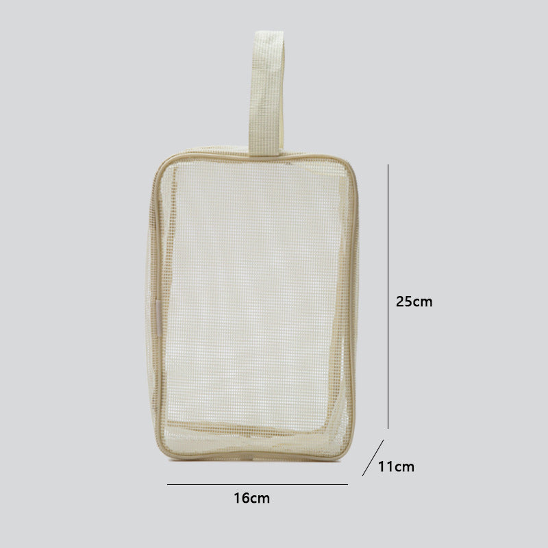 Mesh Bath Bag Bath Bag Hollow Out Bath Bag Large Capacity Bath Bag Portable Cosmetic Bag Drain Gym Bag Bags Bath Bag