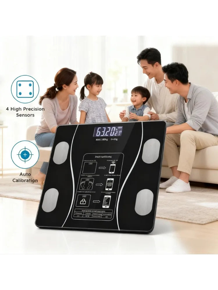 Latest USB Body Fat Scale Smart Accurate Household Fat Scale Adult Weight Scale Mini Digital Scale Weighing Device Weight Scale