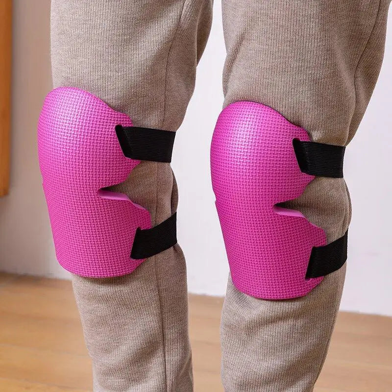 1pair Knee Protection Pad Labor Insurance Garden Knee Pads Thickened Wear-Resistant Knee Protectors with Adjustable Straps